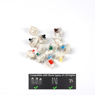 10(Pcs) Gateron SMD Switches 3 Pin RGB for Mechanical Keyboard