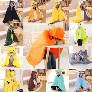 Women Clothes Capes﹍✚Women Flannel Blanket Cloak Cape Stuffed Blanket Air Conditioning Blanket Cape