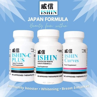 ISHIN - Ishin Glutathione Advanced White Japan Formula, Ishin C-Plus & Ishin Curves Breast Enhancer