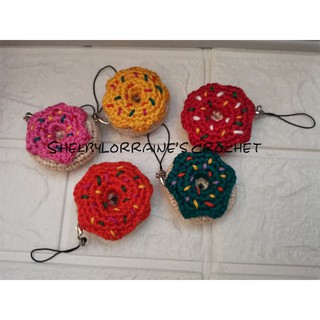 Crochet Doughnut Keychain (2inch)
