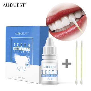 AuQuest Teeth Whitening Serum Powder Clean Oral Hygiene Teeth Whitener Remove Stains Teeth Bleaching Essence Teeth Care
