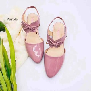 Korean Women Flat sandals Glossy&Gamosa