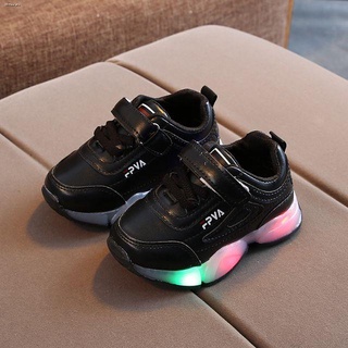 Sneakers♧❁◐Fshion Unisex kids sneakers led shoes