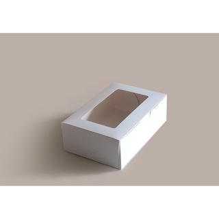 gift box☈∈✇Stellar Cake Box with Reg Window (20 pcs) 6x9x3" Brown Kraft or