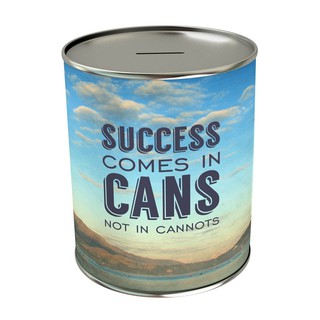 Papemelroti Success Comes in Cans Coin Bank