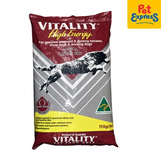 Vitality High Energy Dry Dog Food 15kg