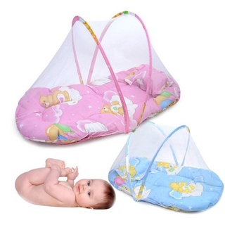 baby pillow◈∋○baby mosquito net Folding Soft Cushion Bed babies with Pillow infant
