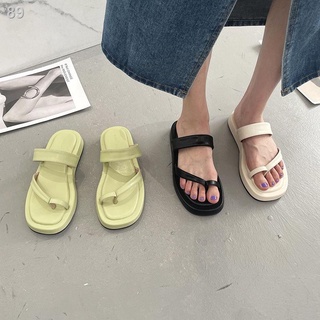 ▬Platform Slippers Women's Summer Korean Toe Covering Beach Fairy SandalsINS-【NINI】