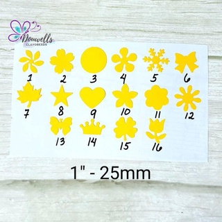 hole punchers✼☊❀1" KAMEI CRAFT PUNCHER Diy Paper Punch Stationery Flower Circle Heart Star Leaf Ribb
