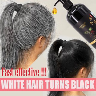 Herbal Natural Hair Shampoo Effective Darkening Polygonum Multiflorum Shampoo Coverage white Hair Vo