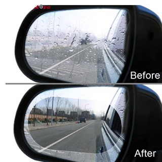 2 PCS Hydrophobic Film Rearview Mirror Rainproof Driving Safe Scratch-Resistant Stickers Waterproof