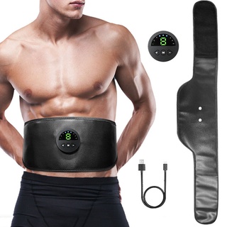 Smart EMS Abdominal Belt Muscle Stimulator USB Charge Woman Man Body Slimming Belts Fitness Equiment Dropship