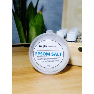 Epsom Salt 100g for bath soak and spa salt