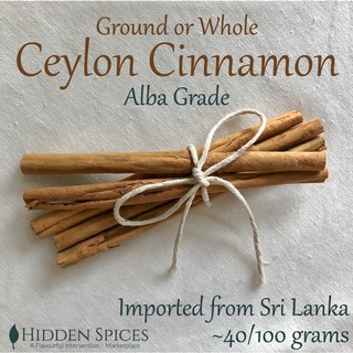 100% Pure Alba Ceylon Cinnamon