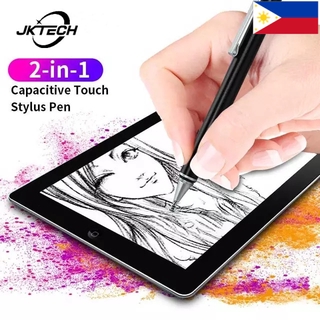 JKTECH 2 in 1 Stylus pen Universal Clip Capacitive Pencil Touch Screen Drawing Pen