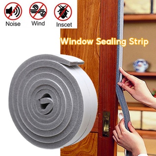 2M Noise Sealing Strip Cleaning Door Stopper Seal Self-adhesive Anti Collision Sound Proofing Door Seal Strip Soundproof / Windproof