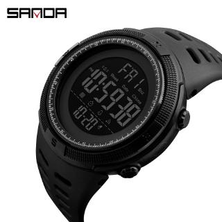 【Sanda Official】Ready Stock Waterproof Men Sports Watch Multi-function Digita Watch