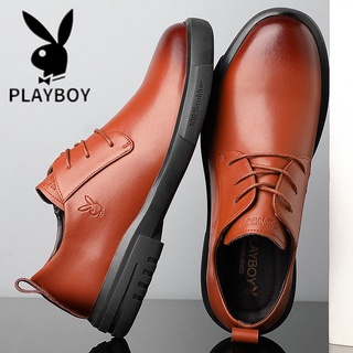 k09y0donphPlayboy men s shoes 2020 autumn and winter men s leather casual formal business shoes Brit