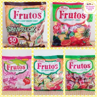 SN: FRUTOS Soft Chewy Candy ~ Sampalok/Tropical Fruits/Original/Jelly Filled/Strawberry Milkshake