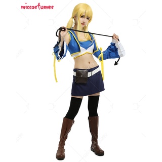 【Cosplay costume】Anime Fairy Tail Lucy Heartfilia Seven Years After Cosplay Costume Women Girl Cloth