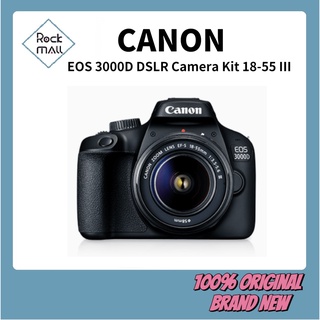 Canon EOS 3000D DSLR Camera Kit 18-55mm DC III