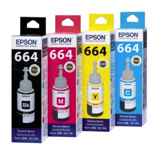 Epson Ink 664 Original/Genuine Ink 70ml - T6641, T6642, T6643, T6644