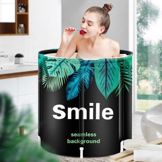 ℗✎Portable Folding Bathtub Water Tub Indoor Outdoor Room Adult Kids Spa Bath Bucket