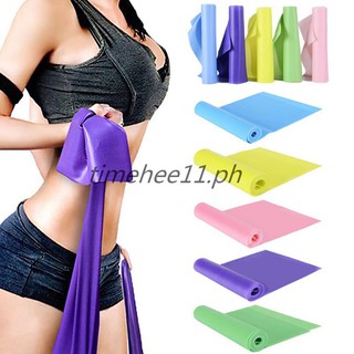 【TimeHee11】Gym Yoga Fitness Elastic Resistance Bands Rubber Crossfit Pull Rope