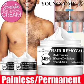YOUNGCOME Hair Removal Cream Hair Growth Inhibitor Removes Underarm Legs & Arms Hair