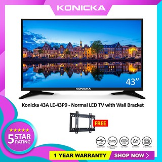 Konicka 43A DN10 Full HD LED TV bundled with 26-55 Wall Mount Wall Bracket