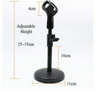Adjustable Bluetooth Microphone Stand Mic Holder