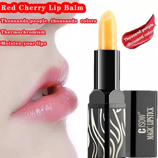 Red Cherry lipstick Color Changing Lip Balm Pregnant Women Are Available