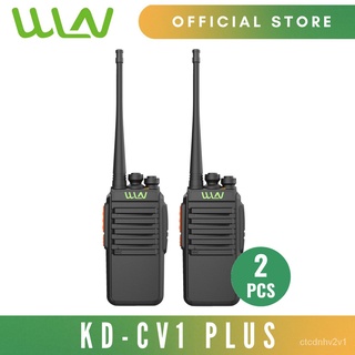 WLN KD-CV1 Plus 5W 16 Channel UHF 400-470MHz Two-Way Walkie Talkie Radio (SET OF 2)