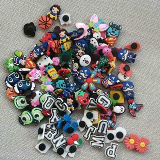 toyballs for baby☋☽50 pcs Hole shoes kids jibbitz cute lovely Minnie Spiderman McQueen ball ice cr