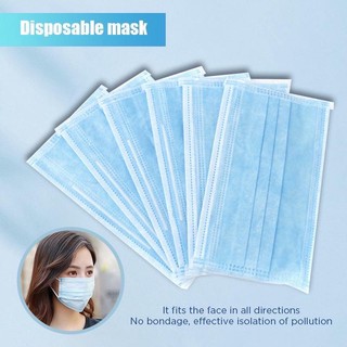 3 Ply Blue White Disposable Surgical face Mask 50pcs with Box Oversep (8)