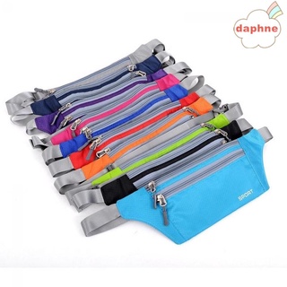 DAPHNE Running Fanny Pack Camping Money Bag Waist Pouch Fashion Accessory Sport Waterproof Bum Hiking Belt /Multicolor