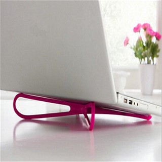 1pc Portable Plastic Simple Laptop Cooling Stand Pad Rack
