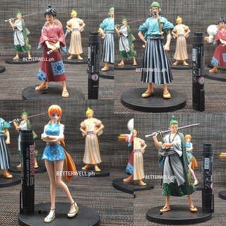 One Piece Wano Country Luffy,Zoro,Usop,Sanji,Nami Action Figure Anime Decoration Collection