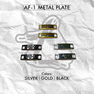 LAZE.PH AF-1 metal plates v2 (Gold,silver & black) 2pcs/1pair