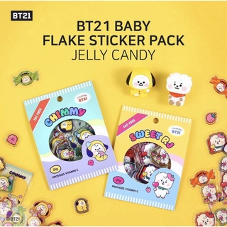 B184 MONOPOLY X BT21 JELLY CANDY PACK STICKERS CUTE 100% official BT21 BTS original authentic