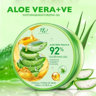 NEW๑Korean Authentic Products Cosmetics Natural 92% Aloe Vera Gel Moisturizing Anti Acne Potion Repa