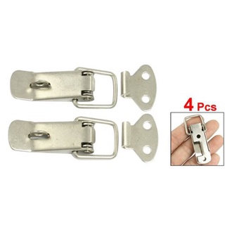 cabinet✳✹✱4 Pcs Hardware Cabinet Boxes Spring Loaded Latch Catch Toggle Hasp