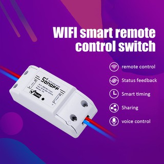 Sonoff Wifi Smart Switch Compatible with Amazon Alexa & for Google Home Timer