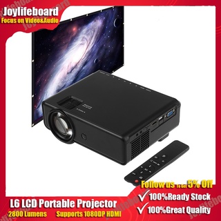 (Lowst Price)L6 Projectors LCD Mini Projector 2800 Lumens Upgraded Video Projector Support 1080P HD