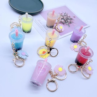 EMS new arrival fashion Korean style keychain 3D Flowing water bagcharm Good quality so cute (1)