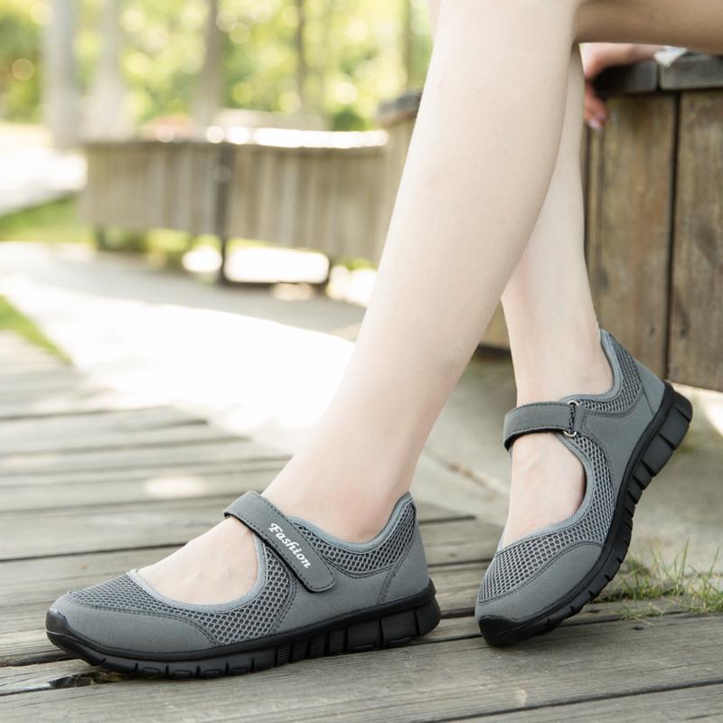 Women Breathable Flat Shoes Loafers Ready Size 35-42