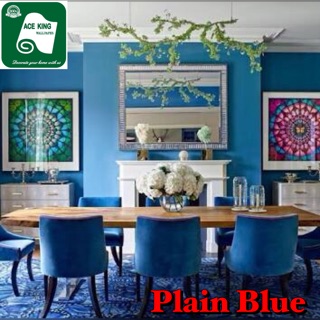 Aceking wallpaper blue matted plain sef adhesive home decor sticker