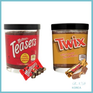 Maltesers Twix Chocolate Spread with Malty, Crunchy Biscuit Pieces 200G