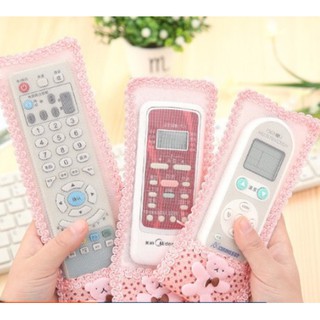 suppergogosupply COD 21*8cm.Lace TV Remote Control Protect Anti-Dust Fashion Cute Cover Bags