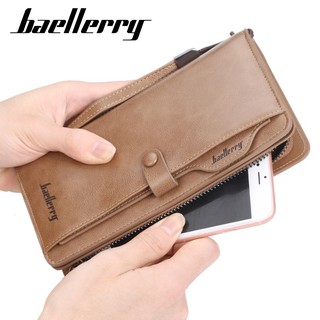 （COD)✔Baellerry Business Men Wallet Leisure High Capacity Hand Catch Package Phone Many Card Slot (3)